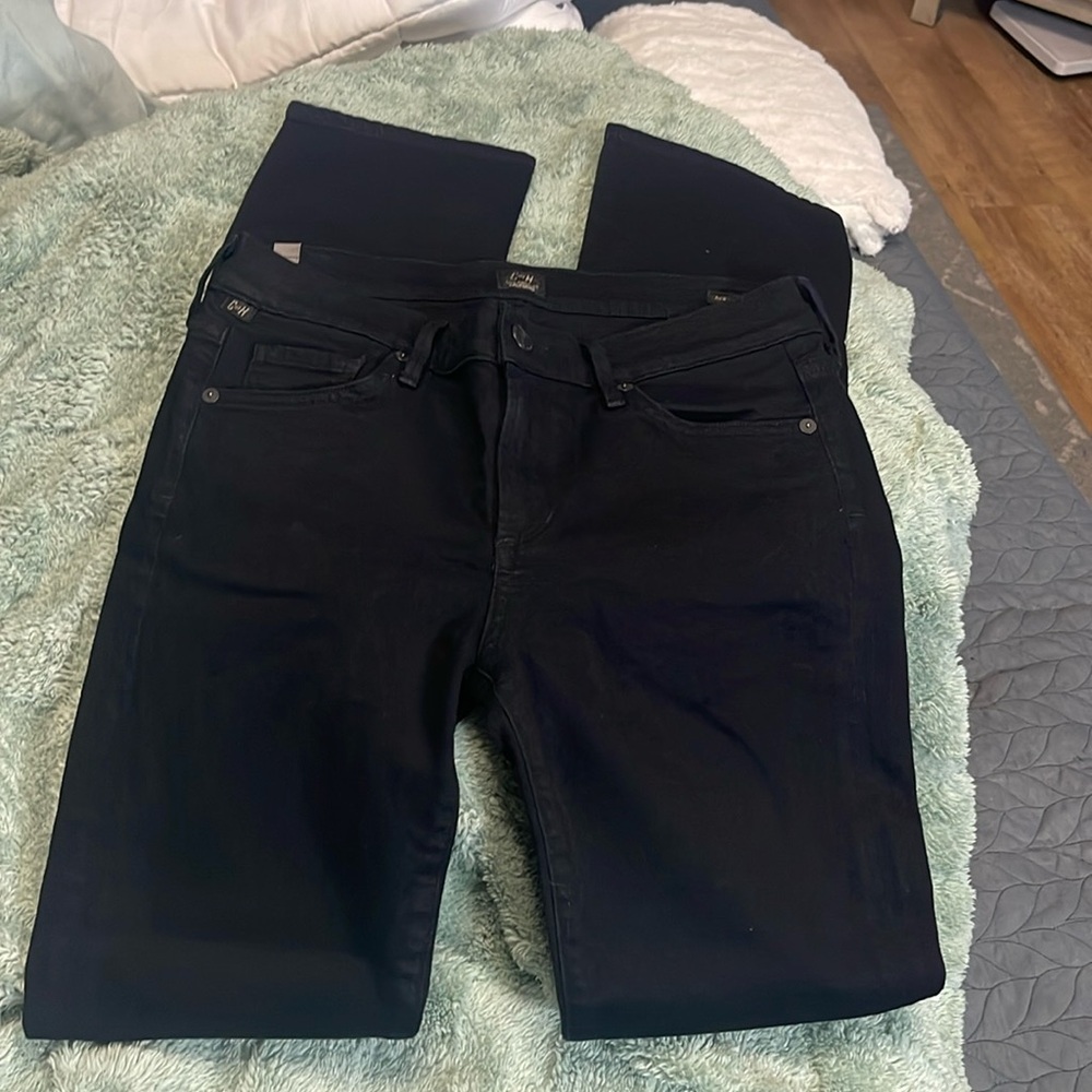 Citizens of Humanity - Black Skinny Jeans -size 28 - Ava low rise, straight leg